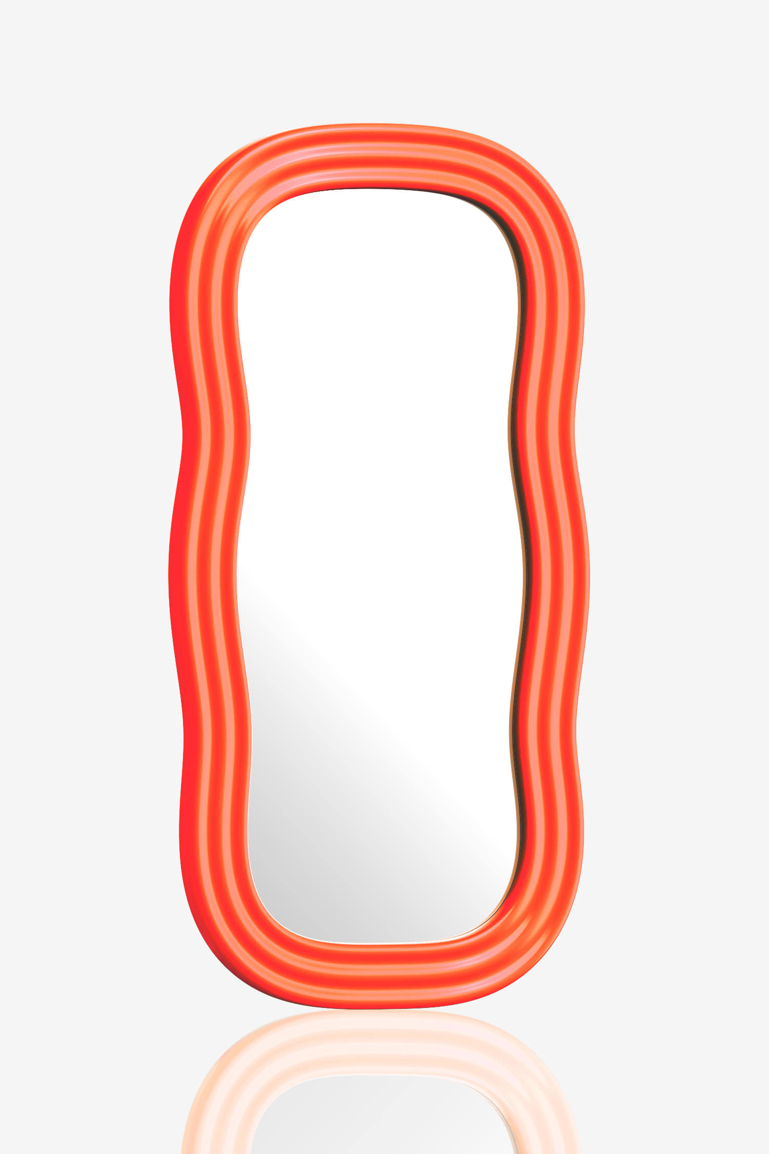 Wave Mirror-Orange(Large)