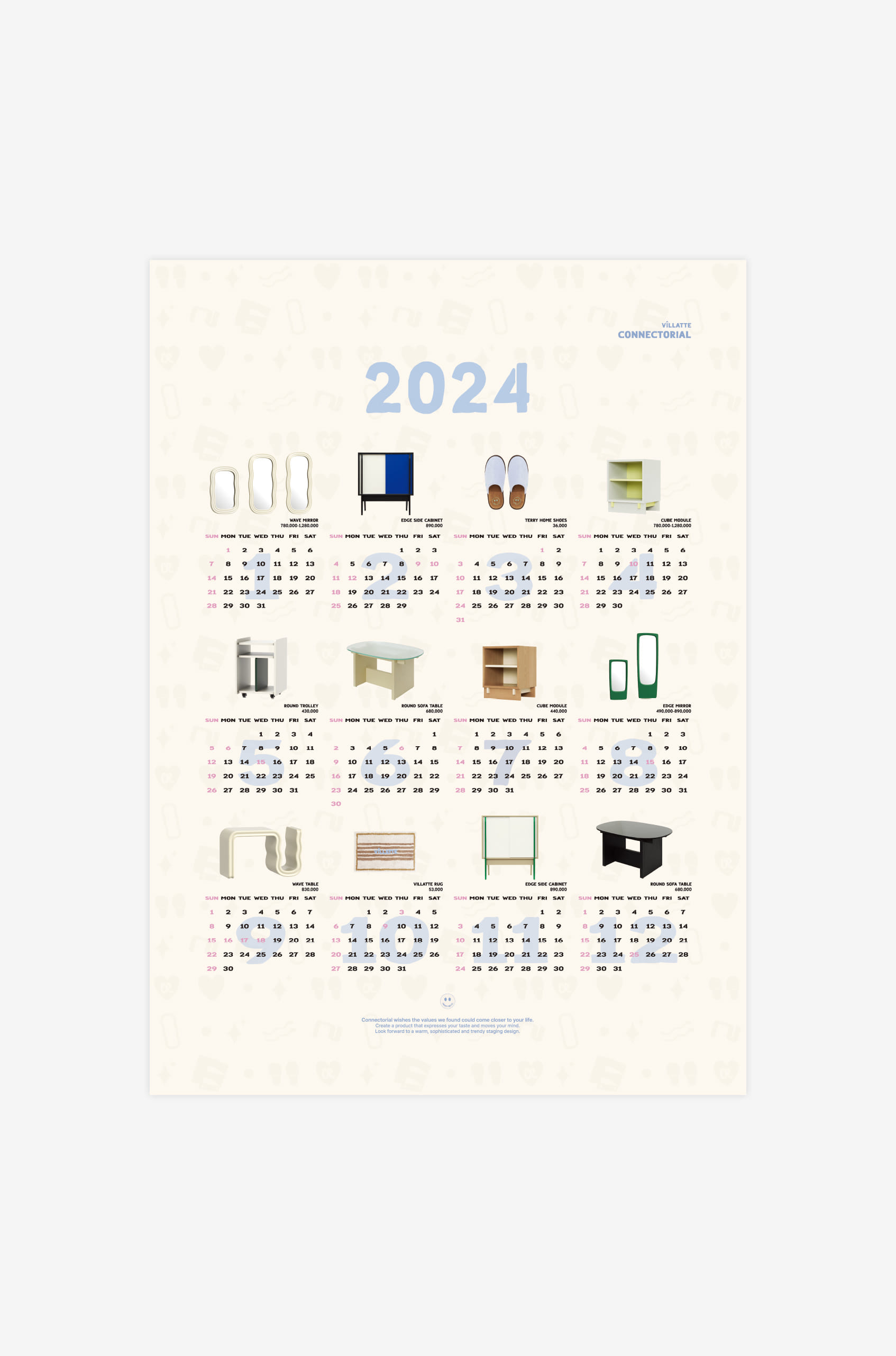 2024 Calendar (A3 or A2)
