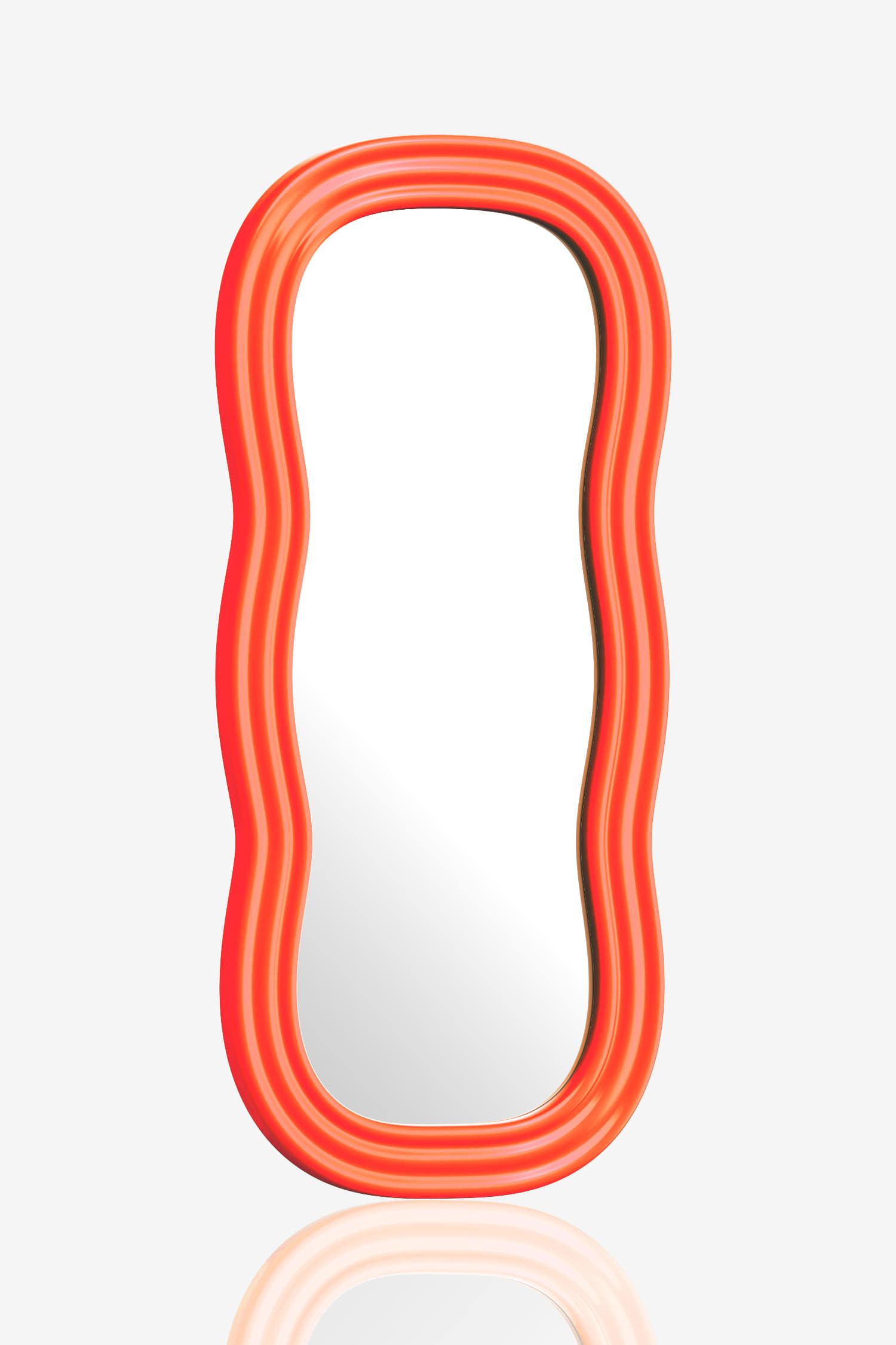 Wave Mirror-Orange(Medium)